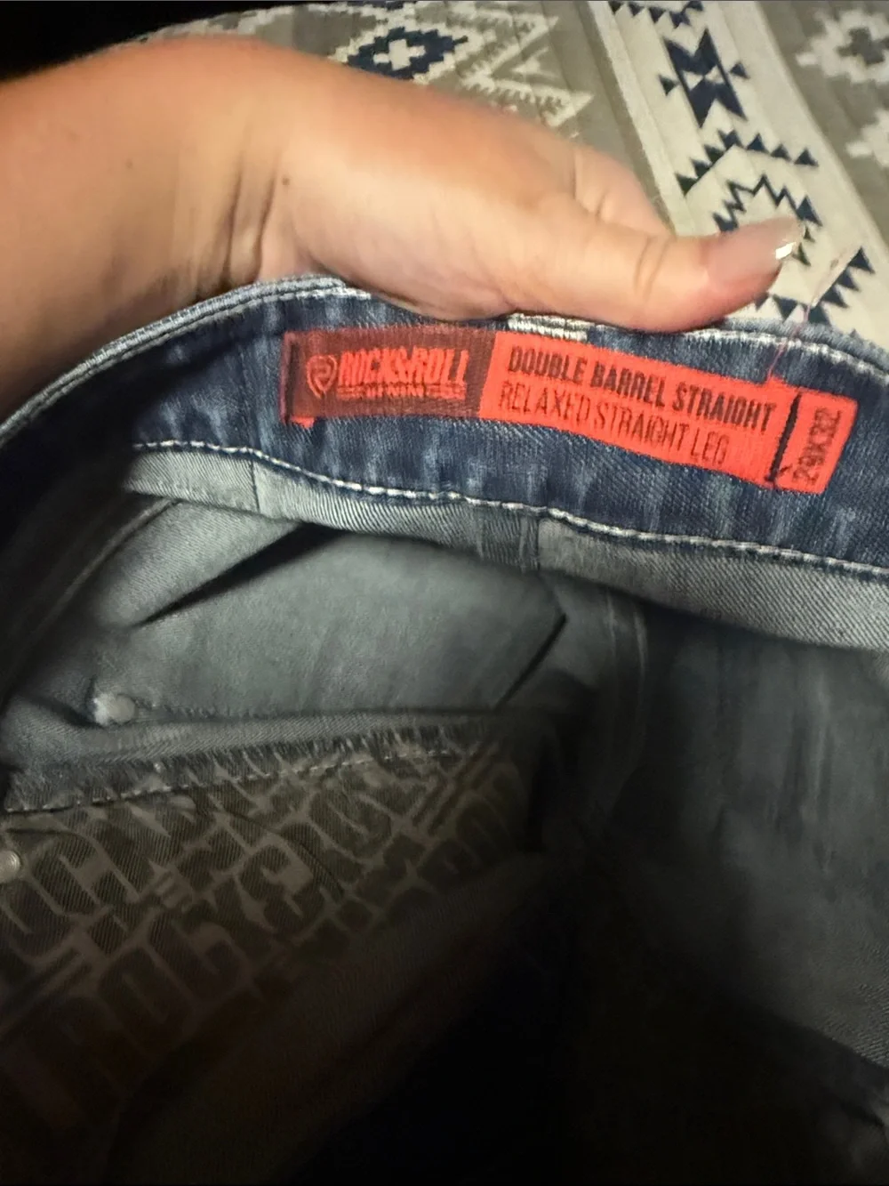 Men's Dark Blue Stretch Denim Jeans